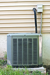 Image showing Central AC Condenser Unit