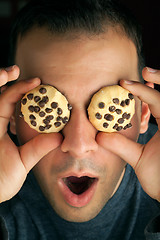 Image showing Crazy Cookie Eyed Man