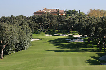 Image showing valderrama golf course, spain