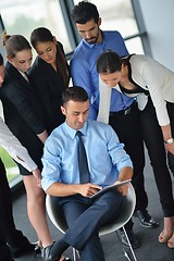 Image showing business people in a meeting at office