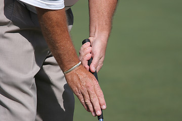 Image showing golf putting