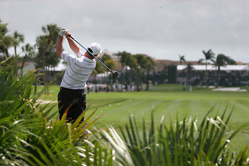 Image showing man golf swing in Doral, Miami