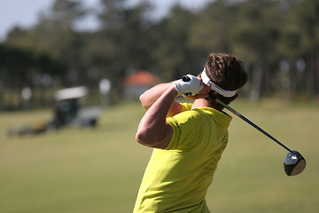 Image showing man golf swing