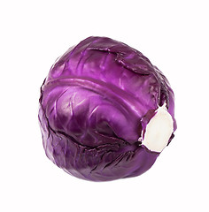 Image showing fresh red cabbage