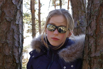 Image showing Girl with sunglasses