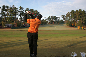 Image showing man golf swing in east lake