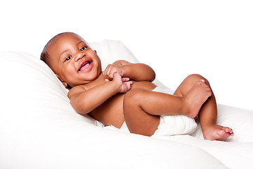 Image showing Happy cute baby infant 