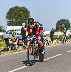 Image showing The Cyclist Cadel Evans