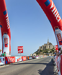 Image showing The Road to St. Michel During Le Tour de France