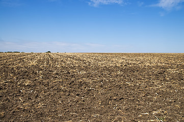 Image showing arable soil at autumn