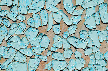 Image showing blue cracked surface
