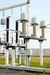 Image showing part of high-voltage substation