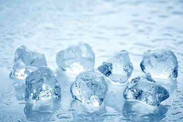 Image showing ice cubes