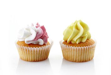 Image showing two cupcakes