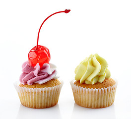 Image showing two cupcakes