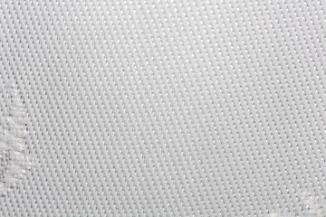 Image showing White fabric texture. Clothes background. Close up