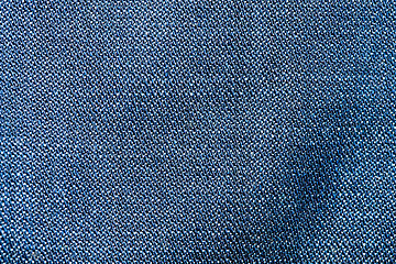 Image showing High resolution scan of light blue denim fabric.