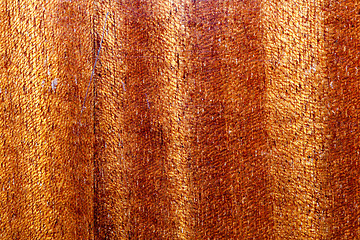 Image showing old lacquered wood with scratches