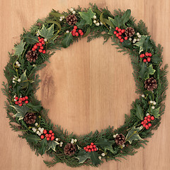 Image showing Holly Berry Wreath