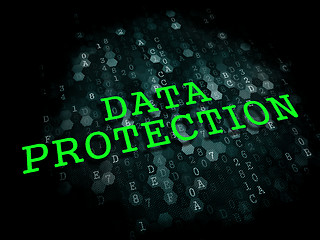 Image showing Data Protection. Information Technology Concept.