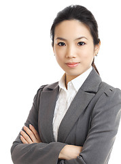 Image showing Asian business woman