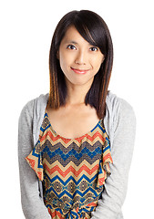 Image showing Asian woman with smile