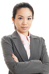Image showing Asian business woman portrait