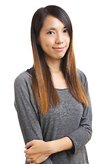 Image showing Asian woman portrait 