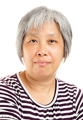 Image showing Asian old woman 