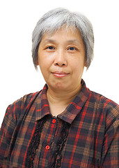 Image showing mature asian woman