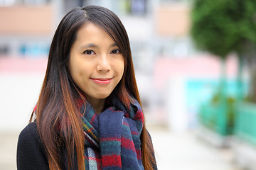 Image showing young asian woman