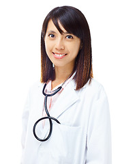 Image showing Asian female doctor portrait