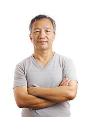 Image showing Asian mature man