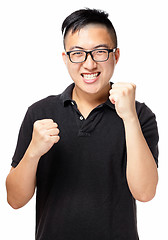 Image showing Asian man portrait