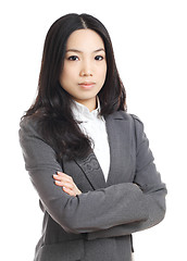 Image showing Asian business woman