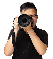 Image showing Asian photographer