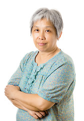 Image showing Asian elderly woman