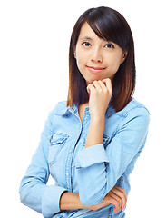 Image showing Asian woman portrait