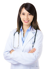 Image showing Asian female medical doctor