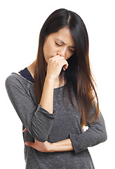 Image showing Sickness girl