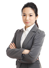 Image showing Asian business woman