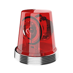 Image showing Red flashlight