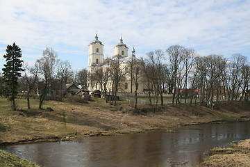 Image showing Landscape with church