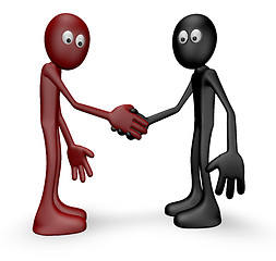 Image showing shake hands