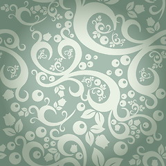 Image showing elegant floral vintage seamless pattern background for your design