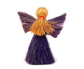 Image showing Back view of festive angel ornament