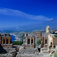 Image showing Greek Theater, Taormina