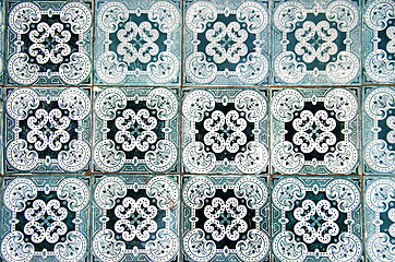 Image showing Ornamental old typical tiles