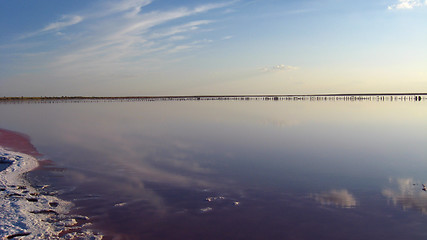 Image showing landscape of extraction of salt