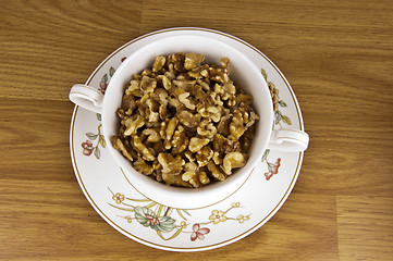 Image showing Walnuts in bowl.